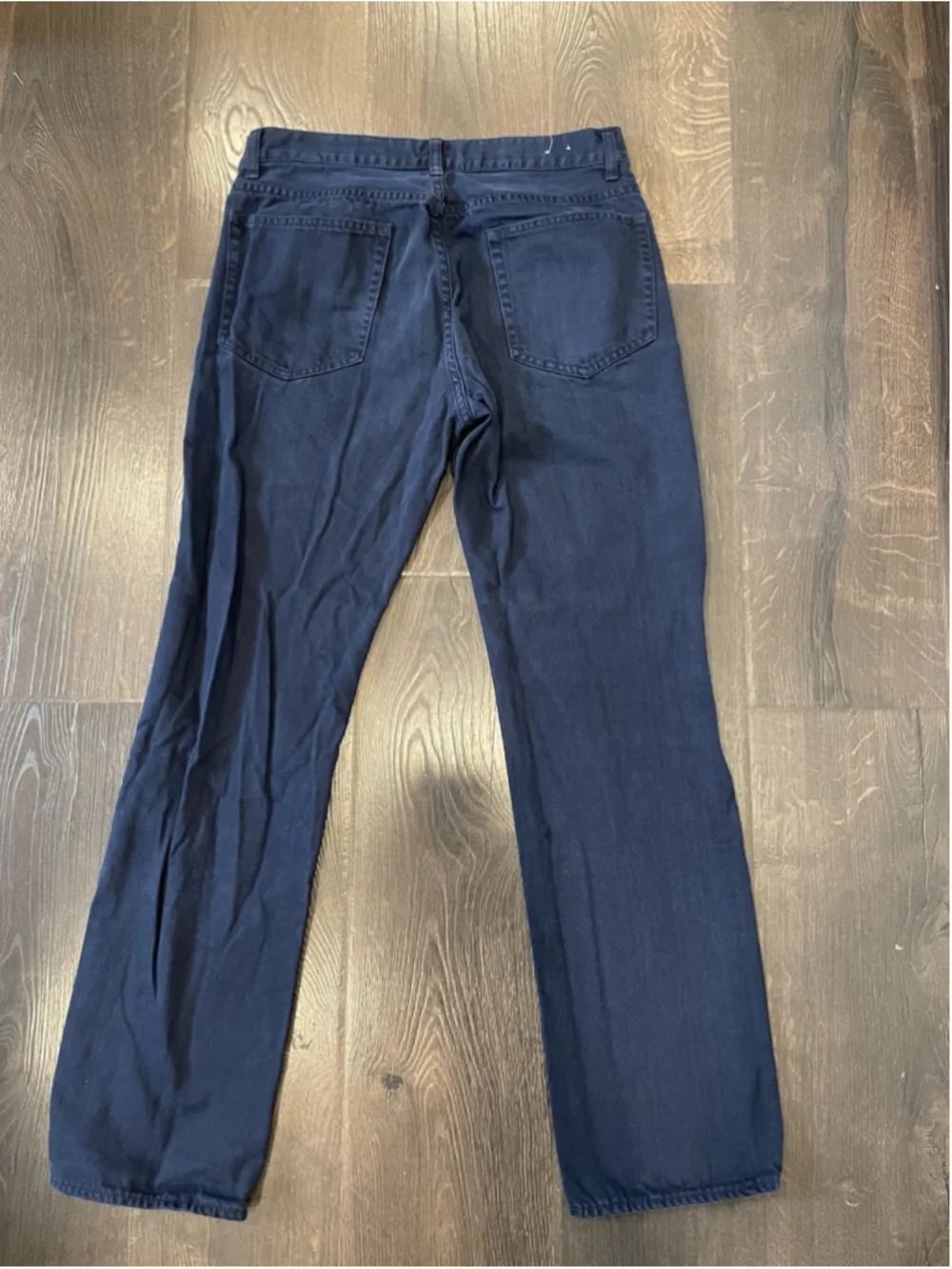 J Crew Jeans Mens 31x32 Navy Blue Vintage Slim Straight Cotton Denim Pants